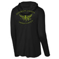 Jeff. Co. Black Lightweight hooded Long sleeve