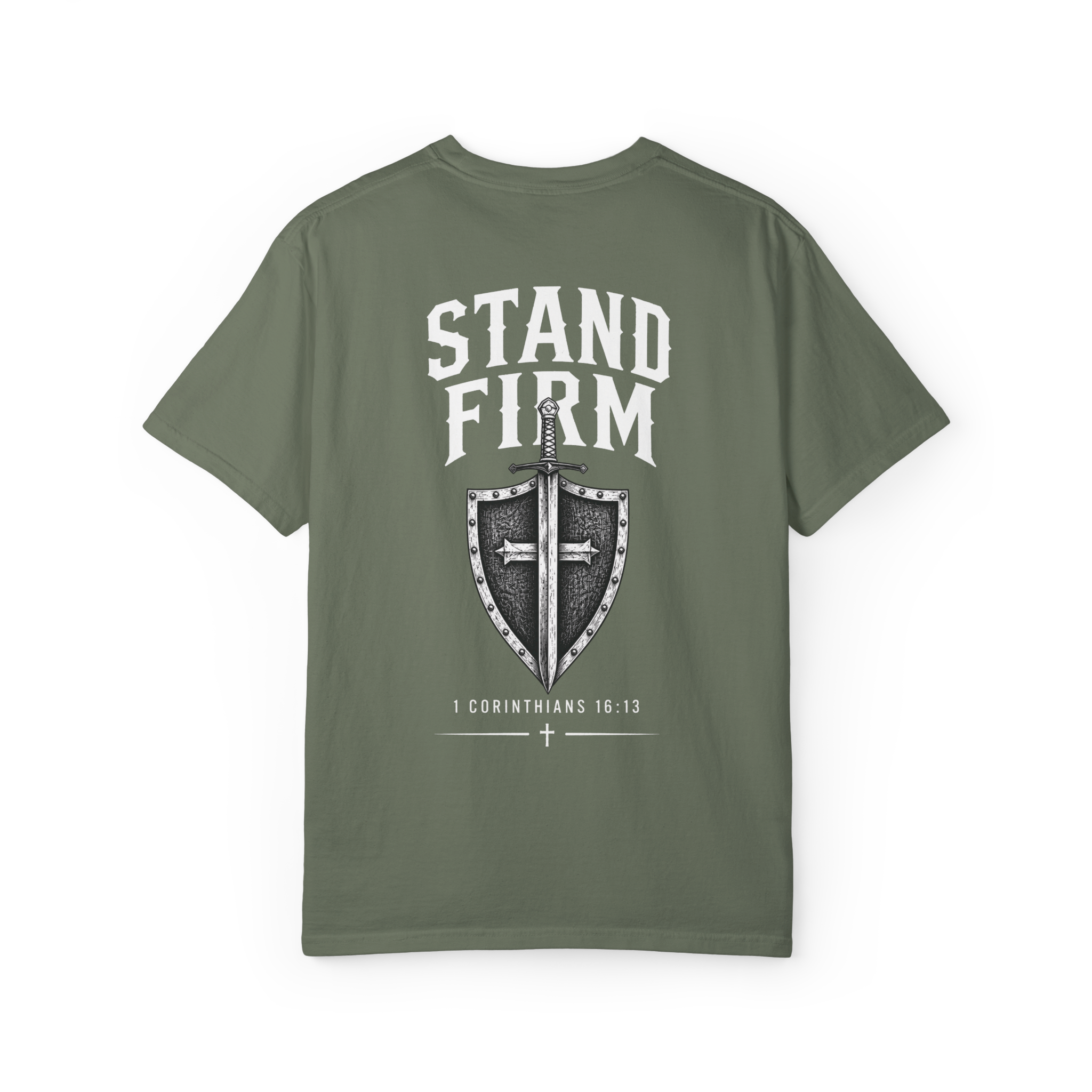 Stand Firm Christian T-Shirt | 1 Corinthians 16:13 | Comfort Color