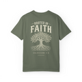 Rooted in Faith Christian T-Shirt | Colossians 2:6 | Comfort Colors
