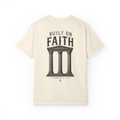 Built on Faith Christian T-Shirt | Hebrews 11:1 | Comfort Colors