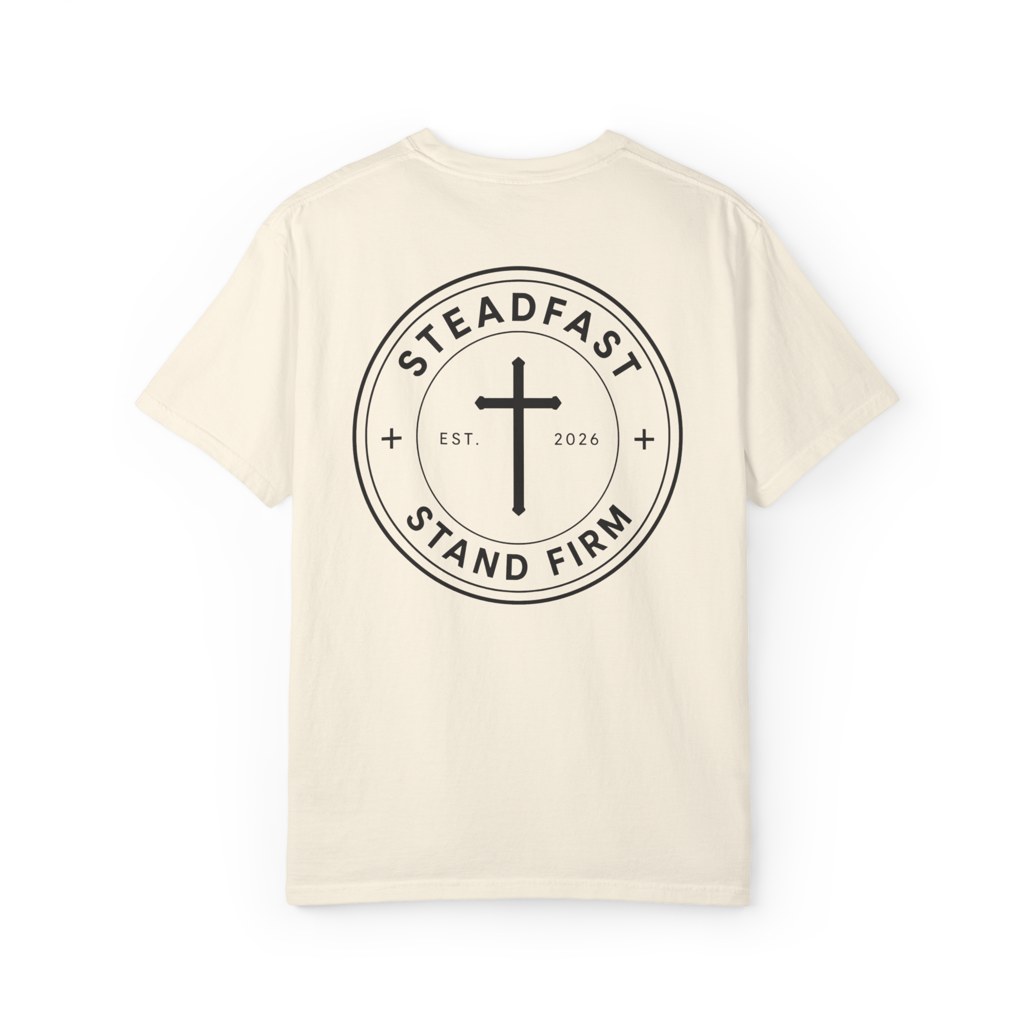 Steadfast Seal Christian T-Shirt | Premium Comfort Colors Faith Apparel