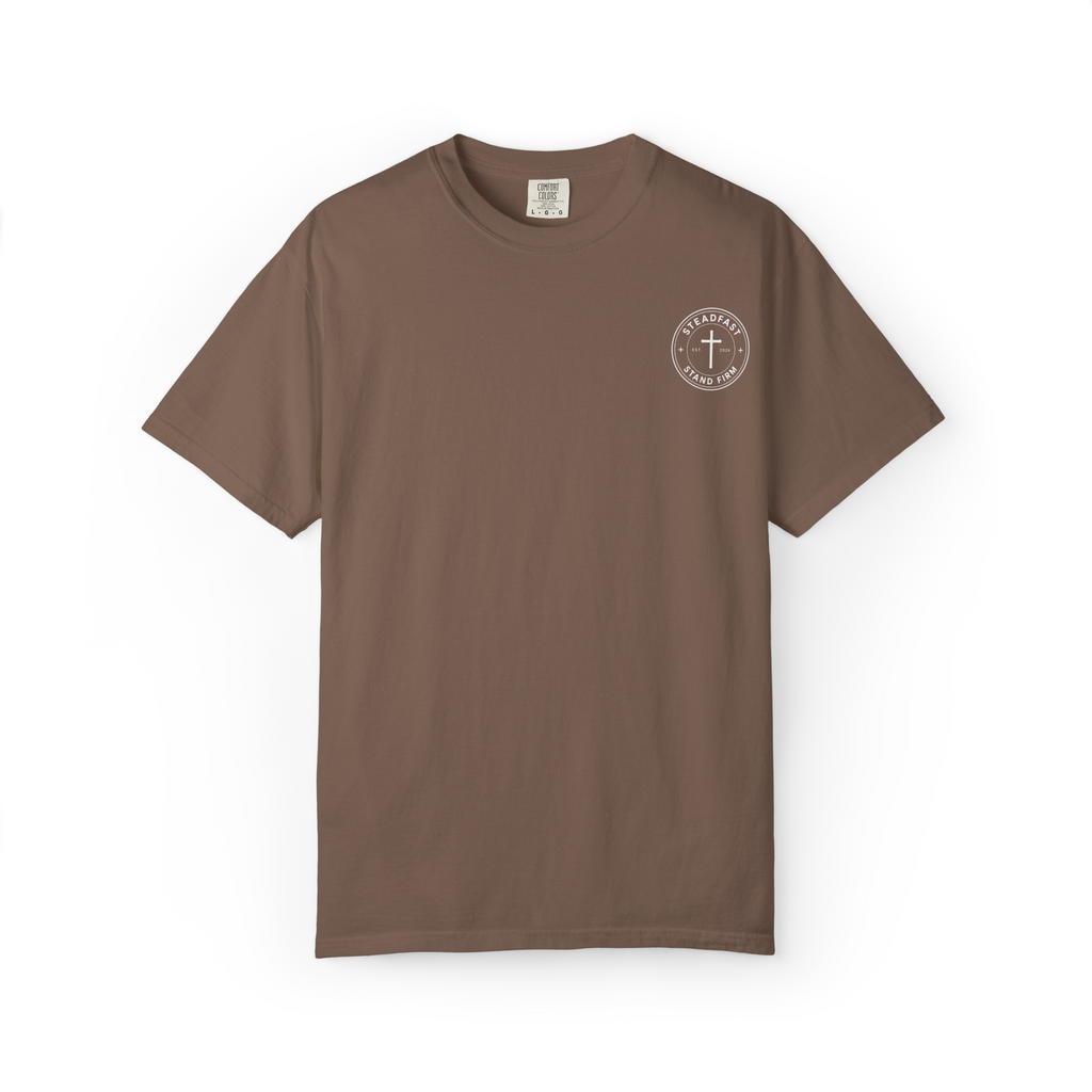 Steadfast Seal Christian T-Shirt | Premium Comfort Colors Faith Apparel