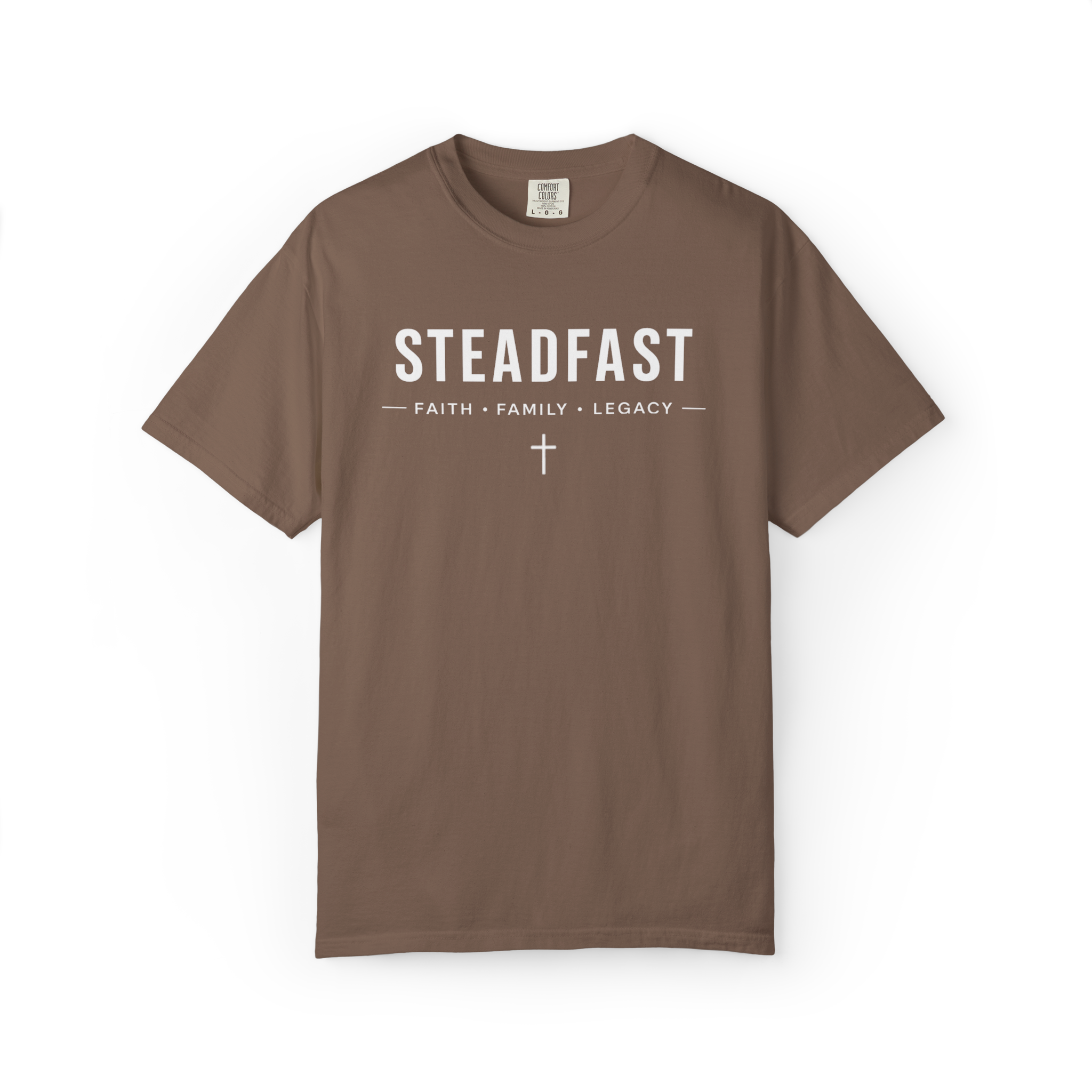 Steadfast Essential Christian T-Shirt | Comfort Colors Faith-Based Apparel