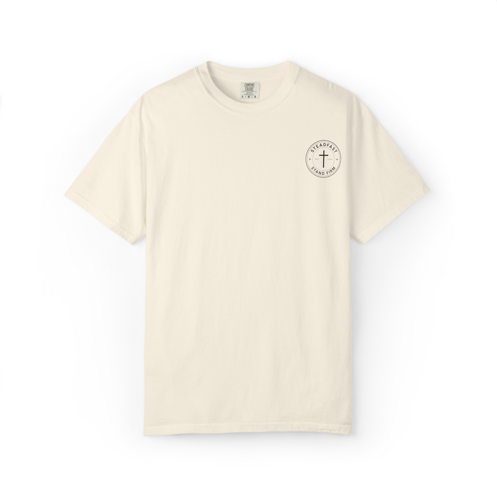 Steadfast Seal Christian T-Shirt | Premium Comfort Colors Faith Apparel