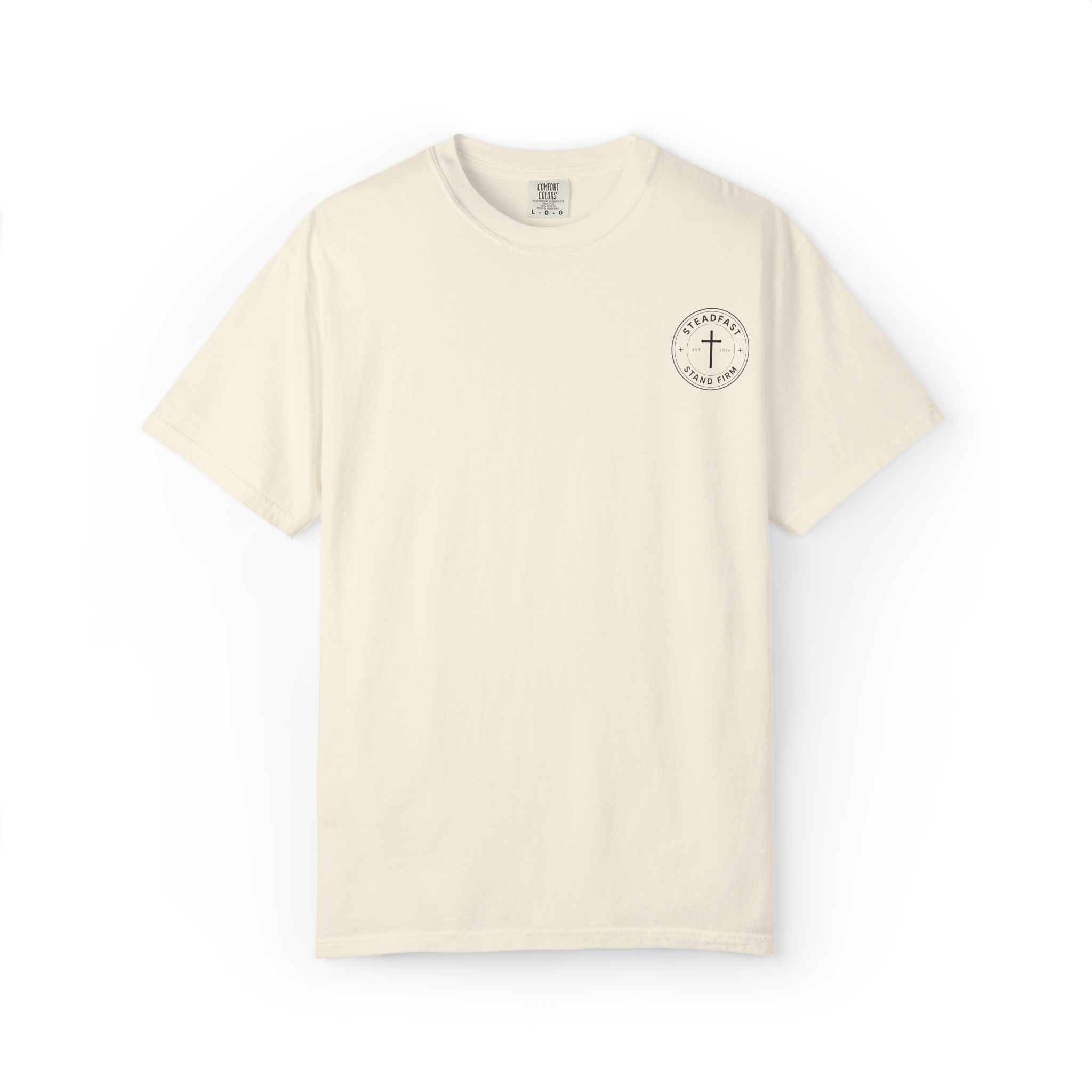 Steadfast Seal Christian T-Shirt | Premium Comfort Colors Faith Apparel