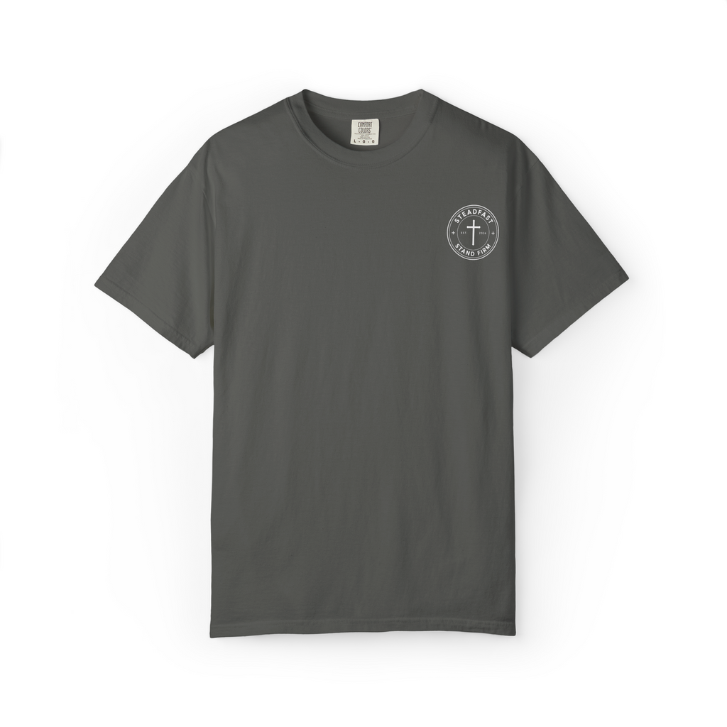 Steadfast Seal Christian T-Shirt | Premium Comfort Colors Faith Apparel