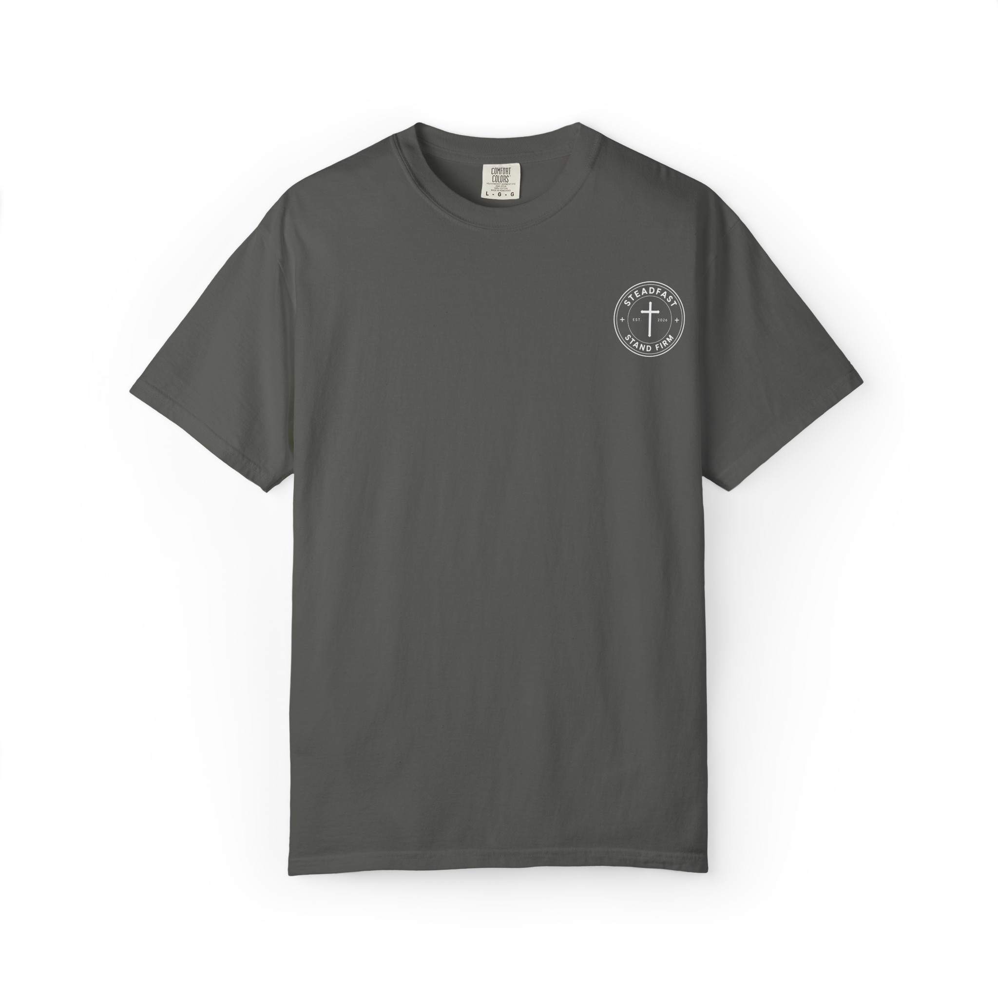 Steadfast Seal Christian T-Shirt | Premium Comfort Colors Faith Apparel