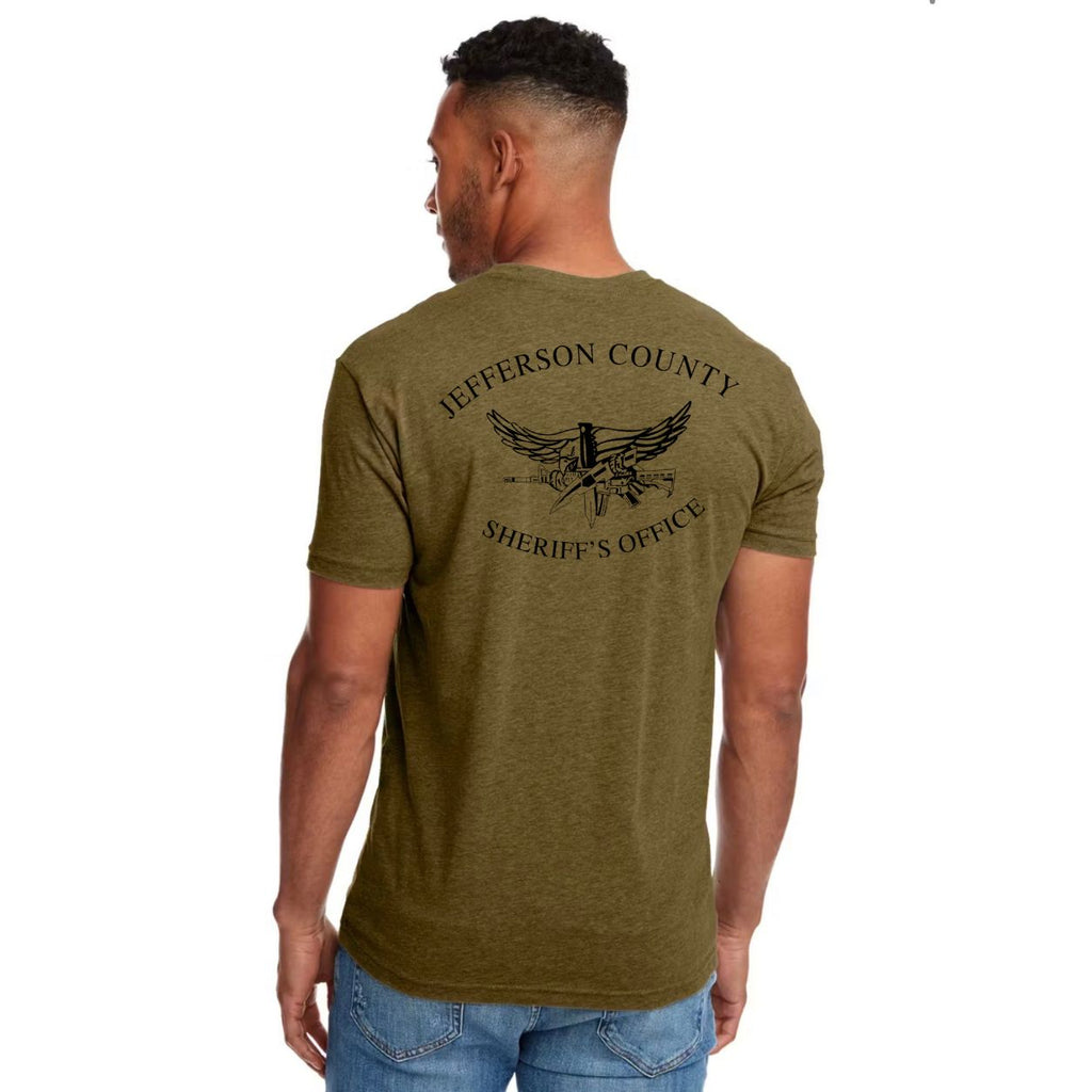 Jeff. Co. Green SWAT T-Shirt