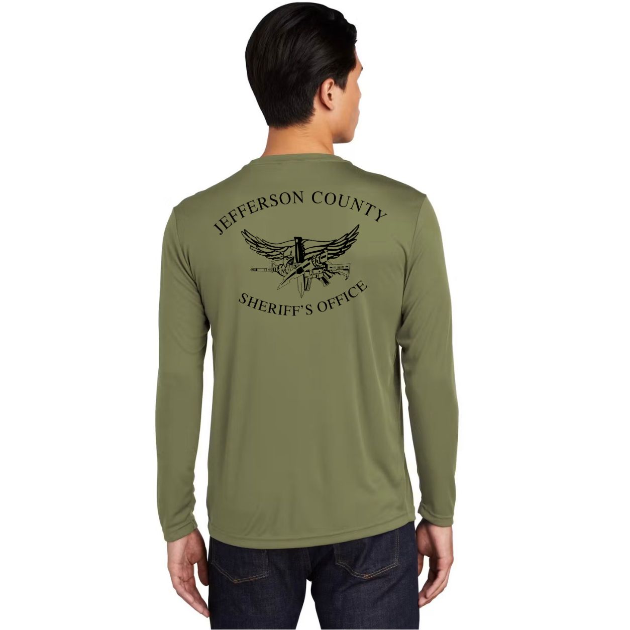 Jeff. Co.  Green SWAT Long Sleeve
