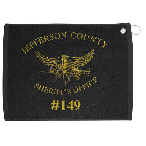 Jeff. Co. SWAT Towel with Badge Number