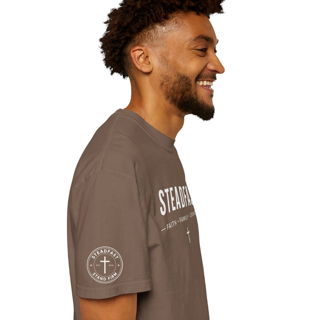 Steadfast Essential Christian T-Shirt | Comfort Colors Faith-Based Apparel