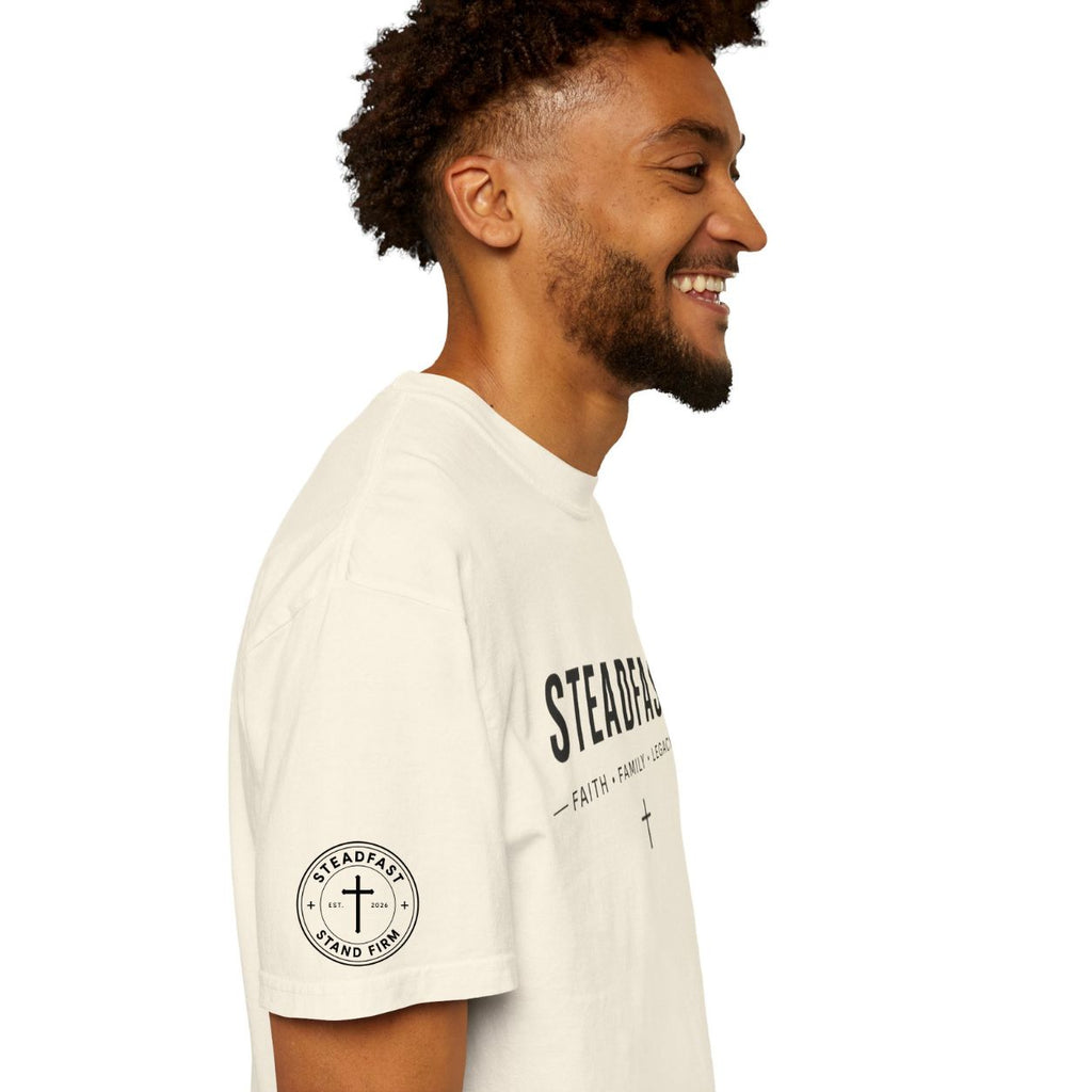 Steadfast Essential Christian T-Shirt | Comfort Colors Faith-Based Apparel